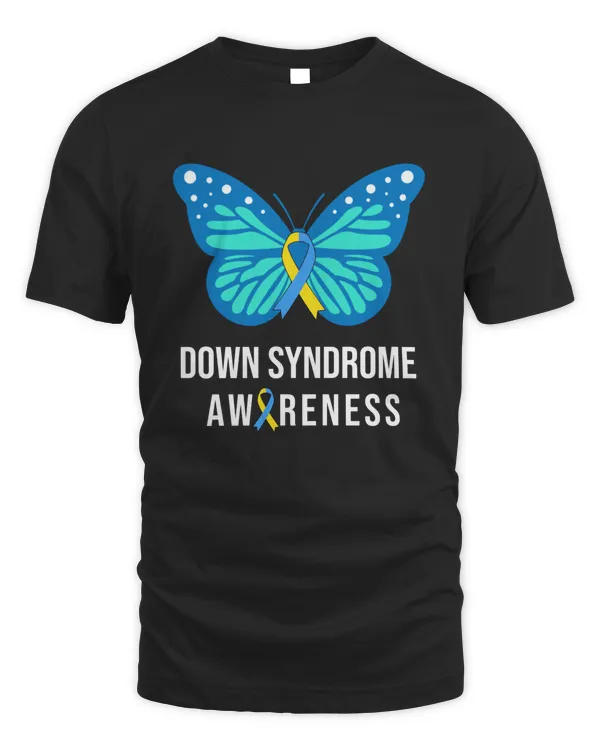DOWN SYNDROME AWARENESS BUTTERFLY TEE
