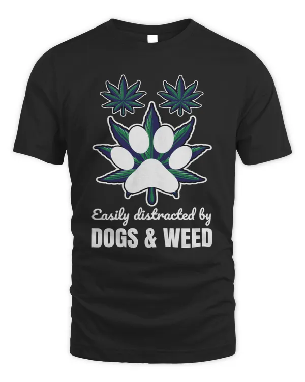 Easily distracted by dogs and weed