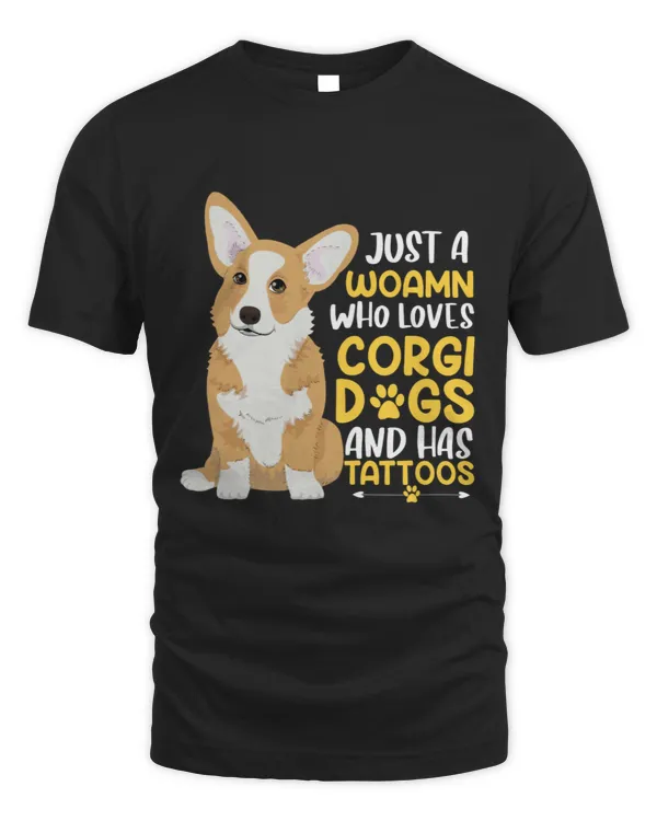 just a woman who loves corgi dogs and has tattoos