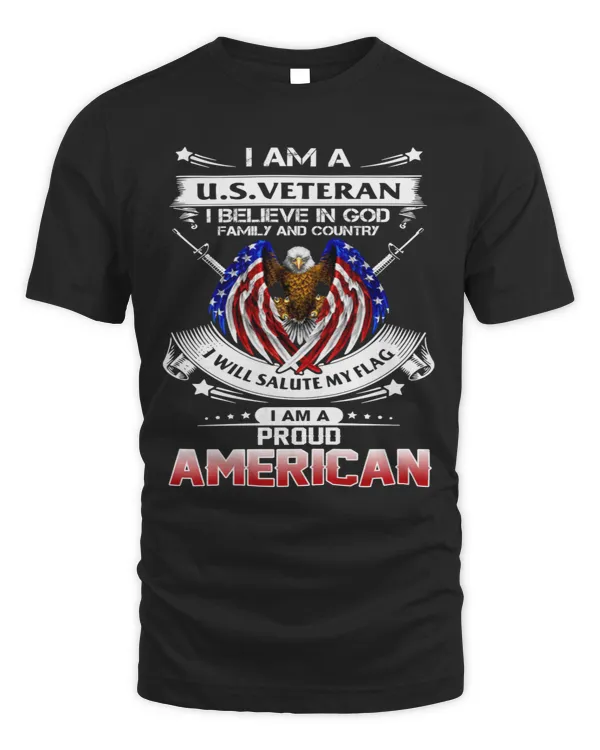 Veteran quotes gift I am a proud American