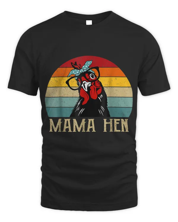 Mama Hen Bandana Headband Glasses Chicken Mom Farmer Girls