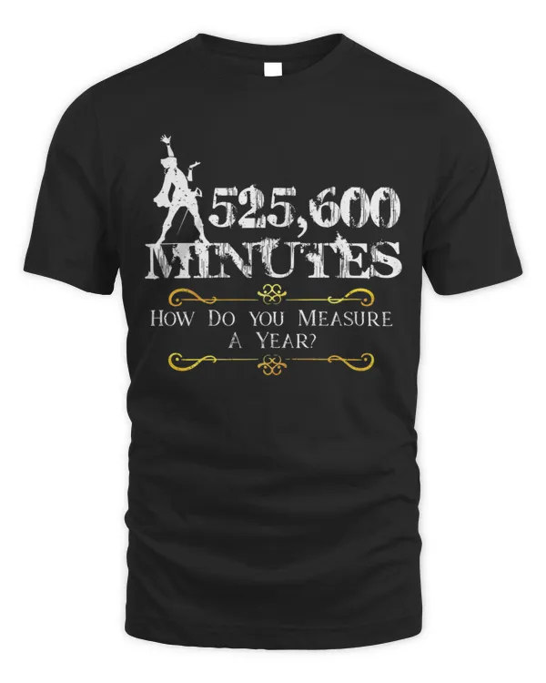 525,600 Minutes Theatre Actor Stage Manager Gift Shirt
