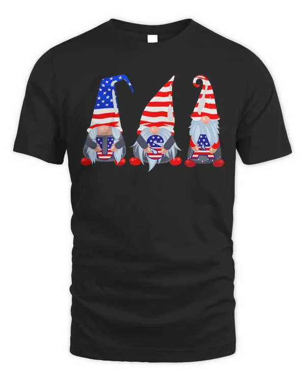 4th Of July 2021 Gnomes Funny American USA Patriotic T-Shirt