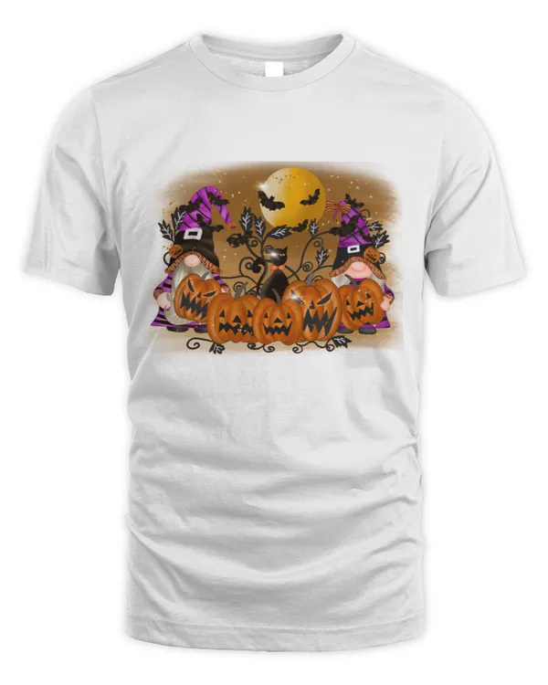 Gnomes pumpkin halloween