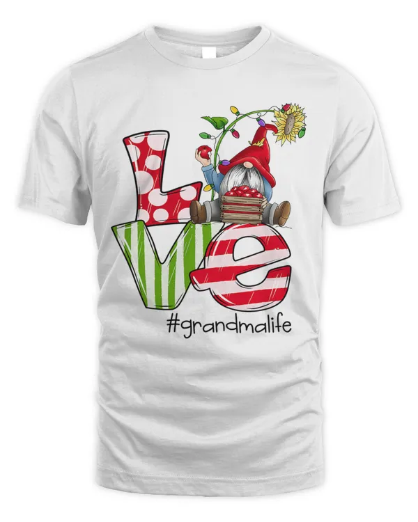 Cheertee - Love Grandma Life - Christmas Gnome T-Shirt
