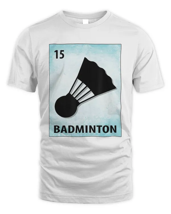 Badminton Mexican Cards T-Shirt