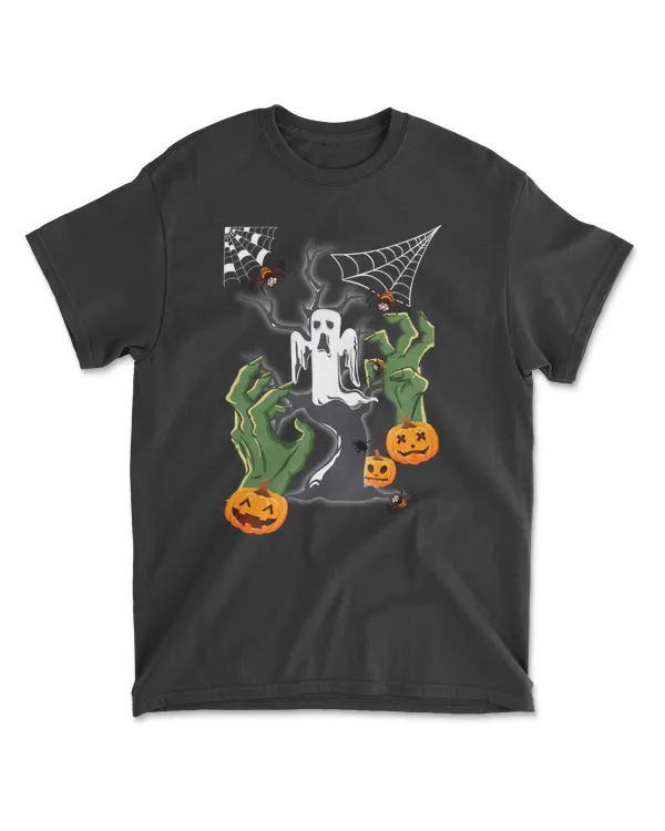 Boo Pumpkin Spider Halloween Funny