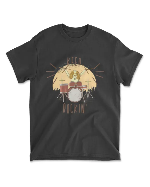 Cool dog plays the drums T-Shirt