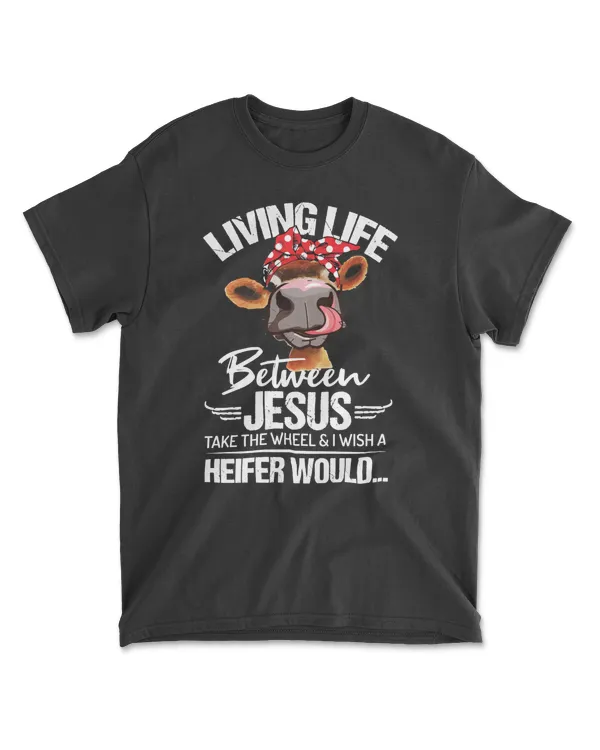 Cow Livin Life Heifer Cow Lovers Funny