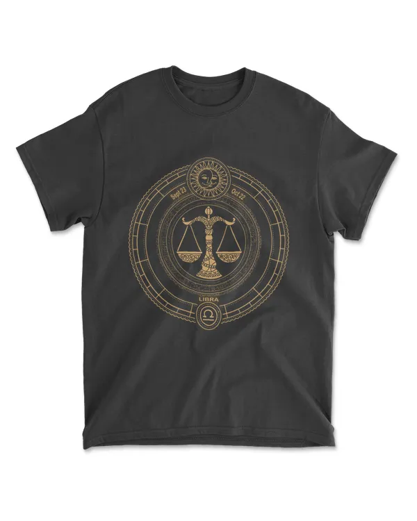 Vintage Libra Zodiac Sign Horoscope