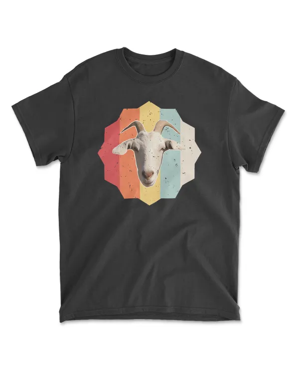 Goat Cute Goat Retro Vintage Grunge Humor Funny Goat Farmer Cool 82 Cattle