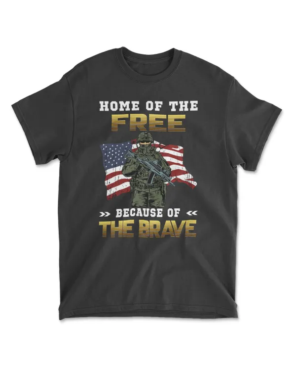 Home Of The Free Beacause Of The Brave