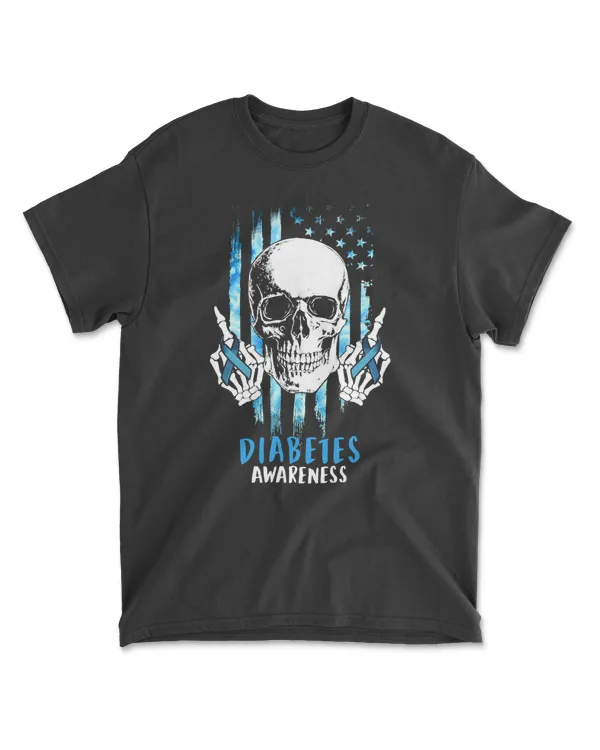 Diabetes Diabetes Awareness Skull Halloween Costume371 awareness