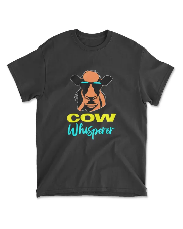 Cow Whisperer Gifts Farm Lovers Farmer Animal Cow T-Shirt