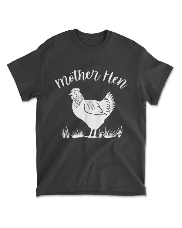 Cute Chicken Farmer Gift Funny T Shirt For Mother Hen