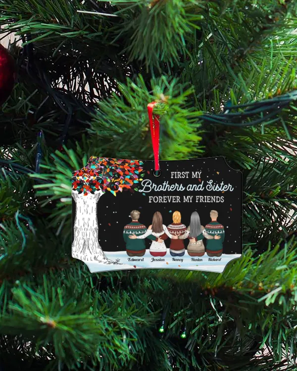 The Greatest Gift Our Parents Gave Us Was Each Other - Personalized Acrylic Ornament, Gifts For Brother, Gifts Idea For Brother