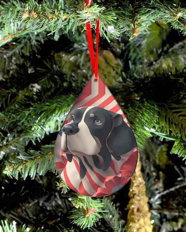 3D Dog and American flag (2)