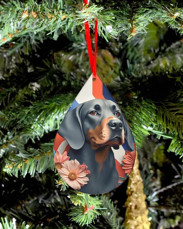 3D Dog and American flag (4)