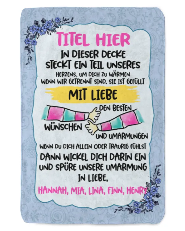 Couch Blanket (Printed in the EU)