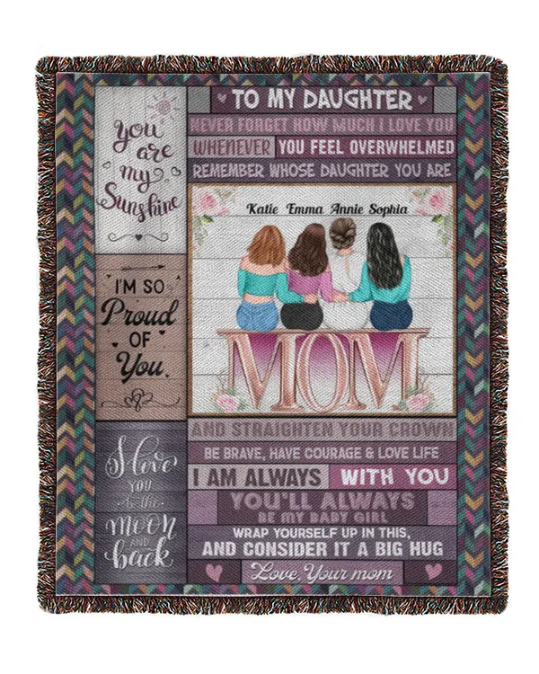 Always Be My Baby Girl - Personalized Daughter Blanket, Gifts For Daughter, Gifts Idea For Daughter
