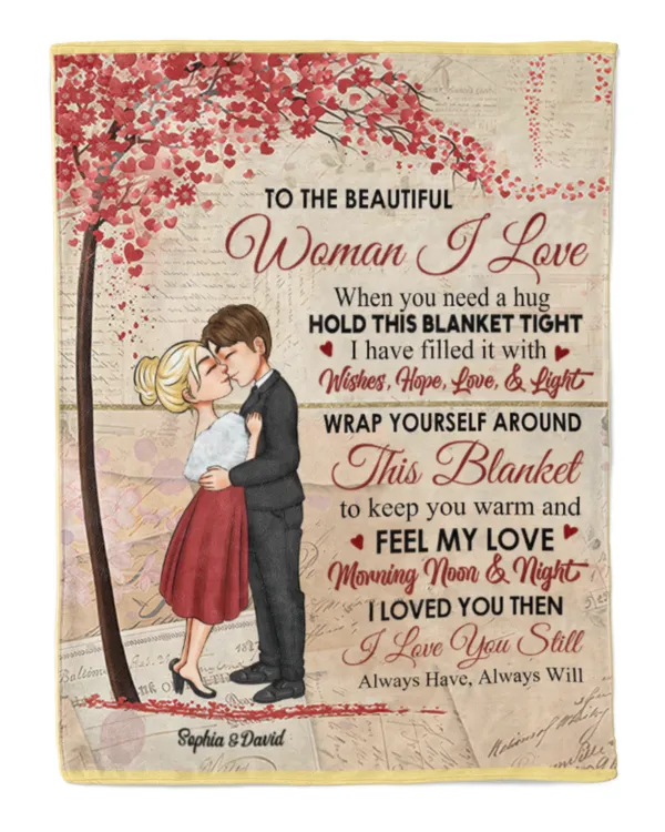 Keep You Warm And Feel My Love - Personalized Blanket, Gifts For Girlfriend, Gift Idea For Girlfriend - Premium Mink Sherpa Blanket (60x80in) Premium Mink Sherpa Blanket (60x80in)