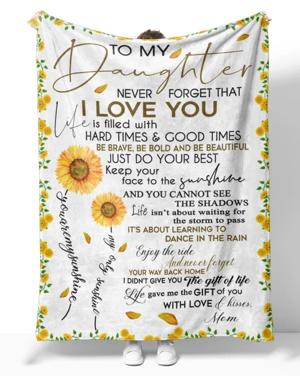 To my daughter, you are my sunshine
