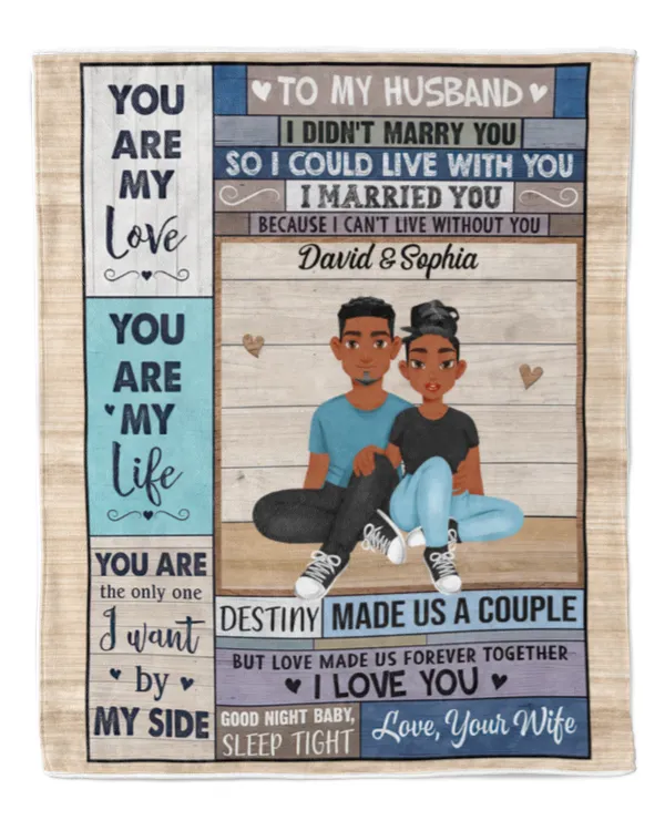 Good Night Baby, Sleep Tight - Personalized Blanket, Gift For Wife, Gift Idea For Wife - Cozy Plush Fleece Blanket (50x60in) Cozy Plush Fleece Blanket (50x60in)