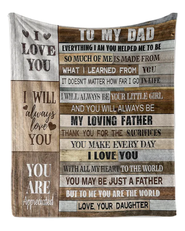To my dad so much of me is made from what I learned from you