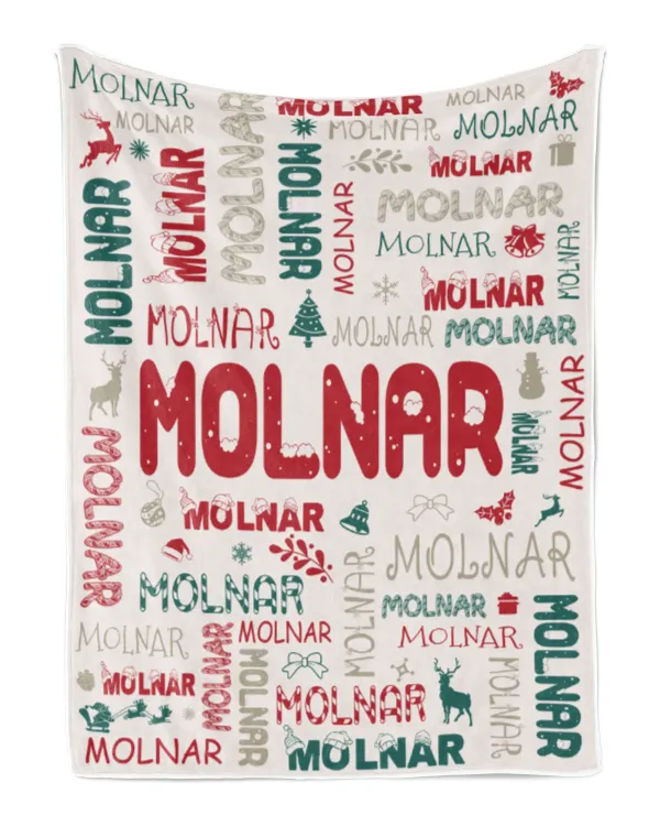 Personalized Christmas Blanket with Name, Custom Name Blanket for Baby, Custom Blanket with Christmas Tree, Christmas Gift for Fbus02912 Molnar XMASBL02