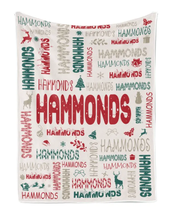Personalized Christmas Blanket with Name, Custom Name Blanket for Baby, Custom Blanket with Christmas Tree, Christmas Gift for Fbus03975 Hammonds XMASBL02