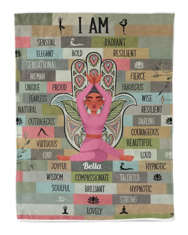 I Am - Personalized Blanket, Gift For Sister, Gift Idea For Sister