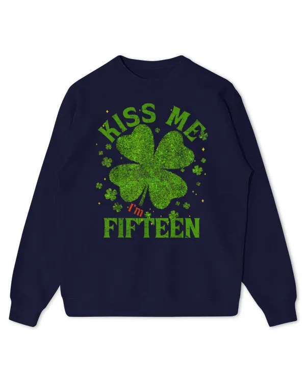 Kiss Me I'm 15 2010 Lucky St - Kids Standard Sweatshirt Kids Standard Sweatshirt