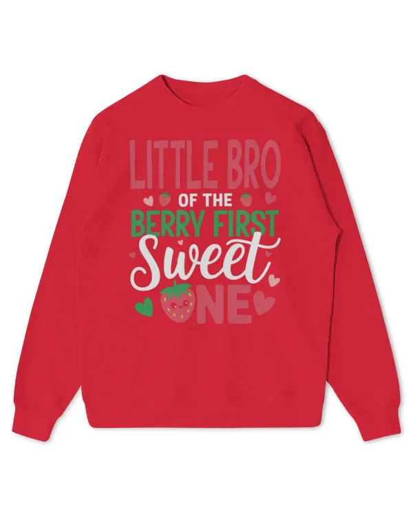 Little Bro of The Berry First Sweet One Brother Bday Girl Long Sleeve T-Shirt - Kids Standard Sweatshirt Kids Standard Sweatshirt