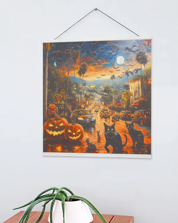 Hollywood Boulevard in Halloween night, halloween gift