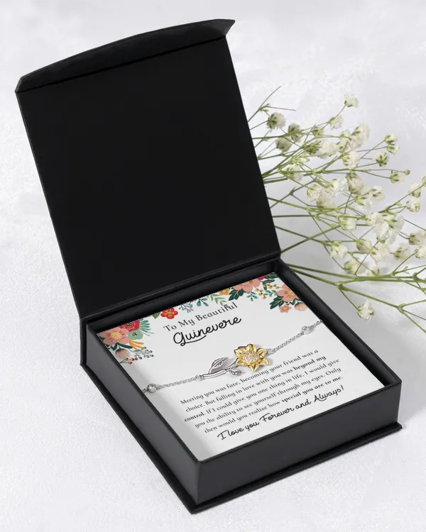 Meaningful Bracelet for Girlfriend, Beautiful Gift for Girlfriend, Girlfriend Birthday, Anniversary, Jewelry for Girlfriend, Romantic. [Custom Your Girl Name]