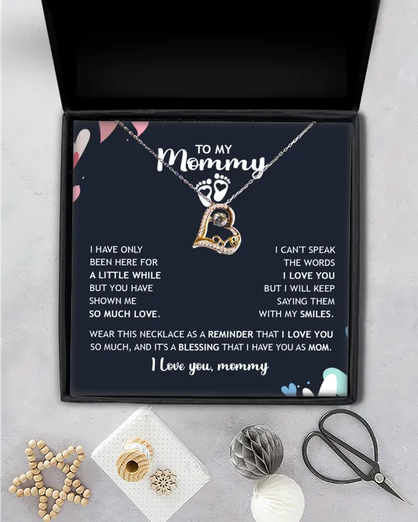 To My Mommy Necklace - Gift For Mom To Be, New Mom First Mother's Day