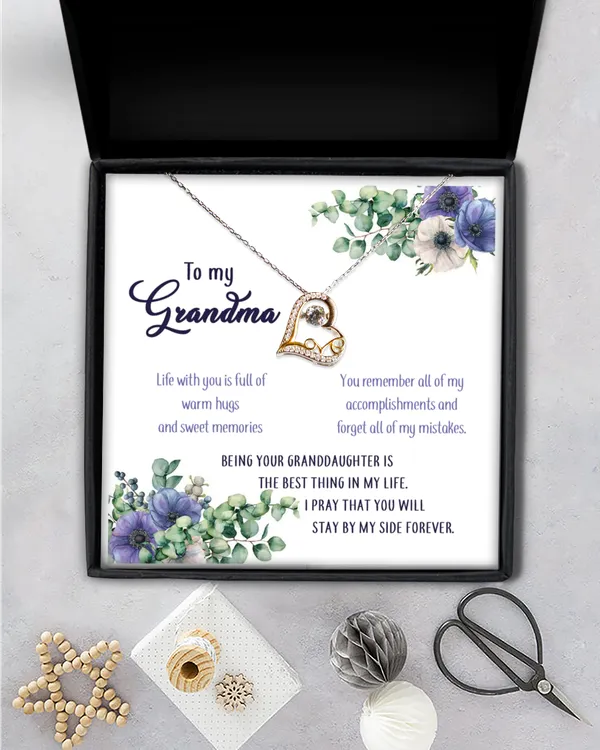 Grandma Valentines Gift Necklace, Birthday Gift For Grandma, Appreciation Gift For Nana, Meaningful Present For Grandmother