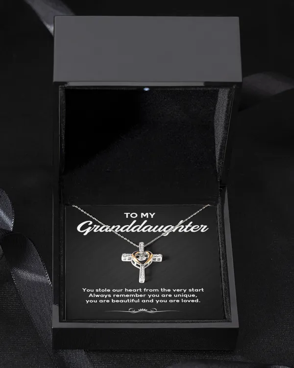 To my granddaughter you stole our heart