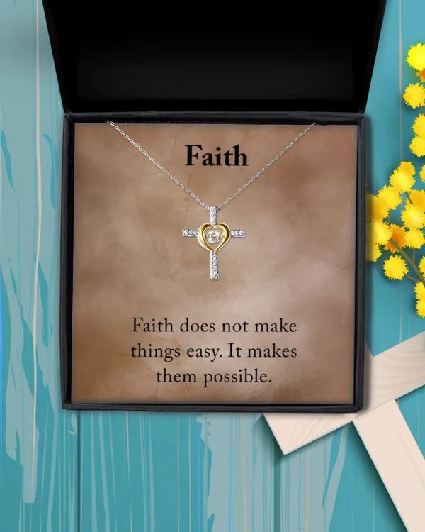 Cross Dancing Necklace