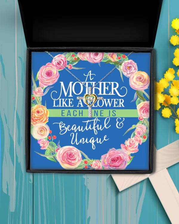A mother like a flower