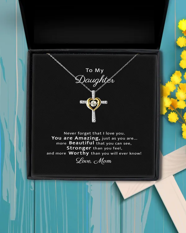 To my daughter You are amazing necklace Unique GIfts for daughter