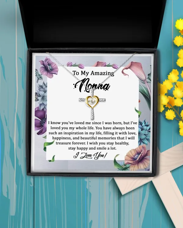 Nonna Gift Necklace, Nonna and Granddaughter Jewelry, Valentines Gifts For Nonna, Nonna Birthday Love Knot Necklace, Nonna Jewelry