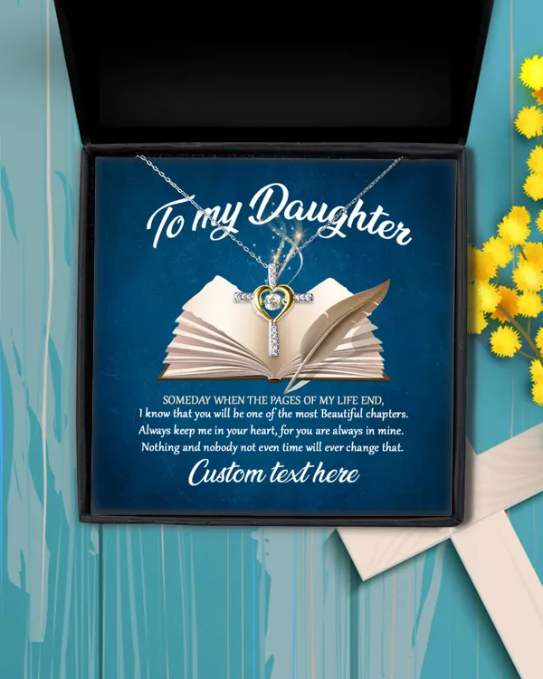 Necklace With Meaningful Message Card & Gift Box for Granddaughter