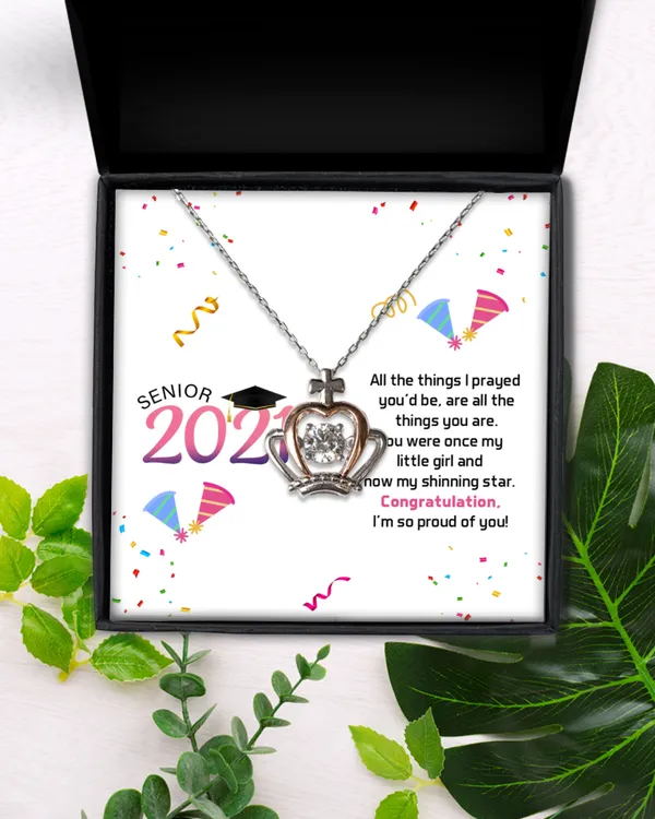 Crown Pendant Necklace