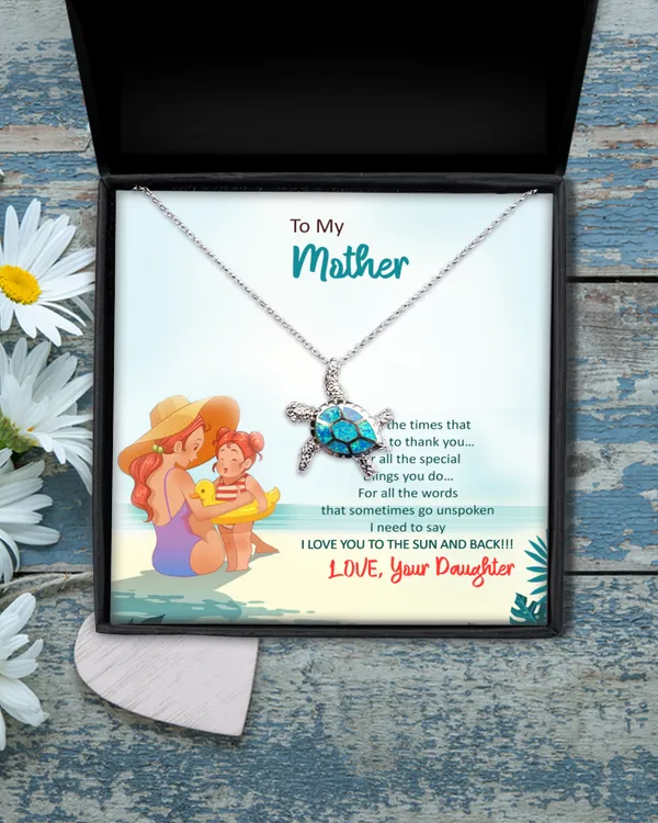 Personal Your Name, Change Mother's Name Necklace, Happy Mother's Day, Mother's Day Gift, Gift For Mom, 'I LOVE YOU TO THE SUN AND BACK!!!'