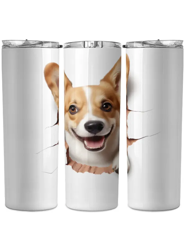 3D Corgi Tumbler 4