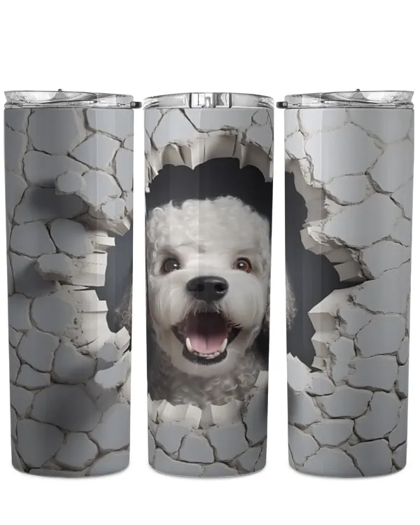 3D Poodle Tumbler 2