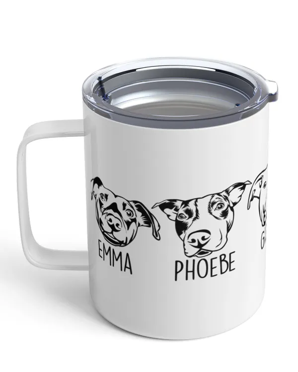 Custom Pet Portrait Insulated Mug