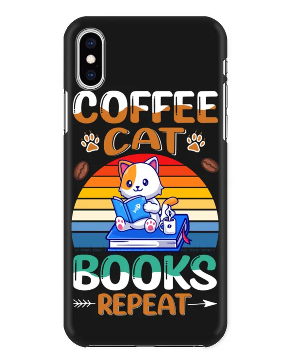 Coffee Cat Book Repeat