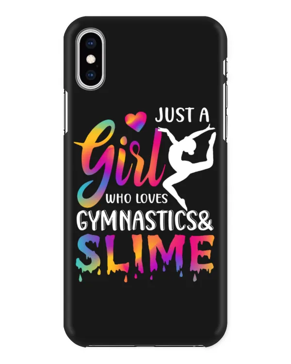 Gymnastics Just a Girl Who Loves Gymnastics & Slime Mom Grandma And Sister